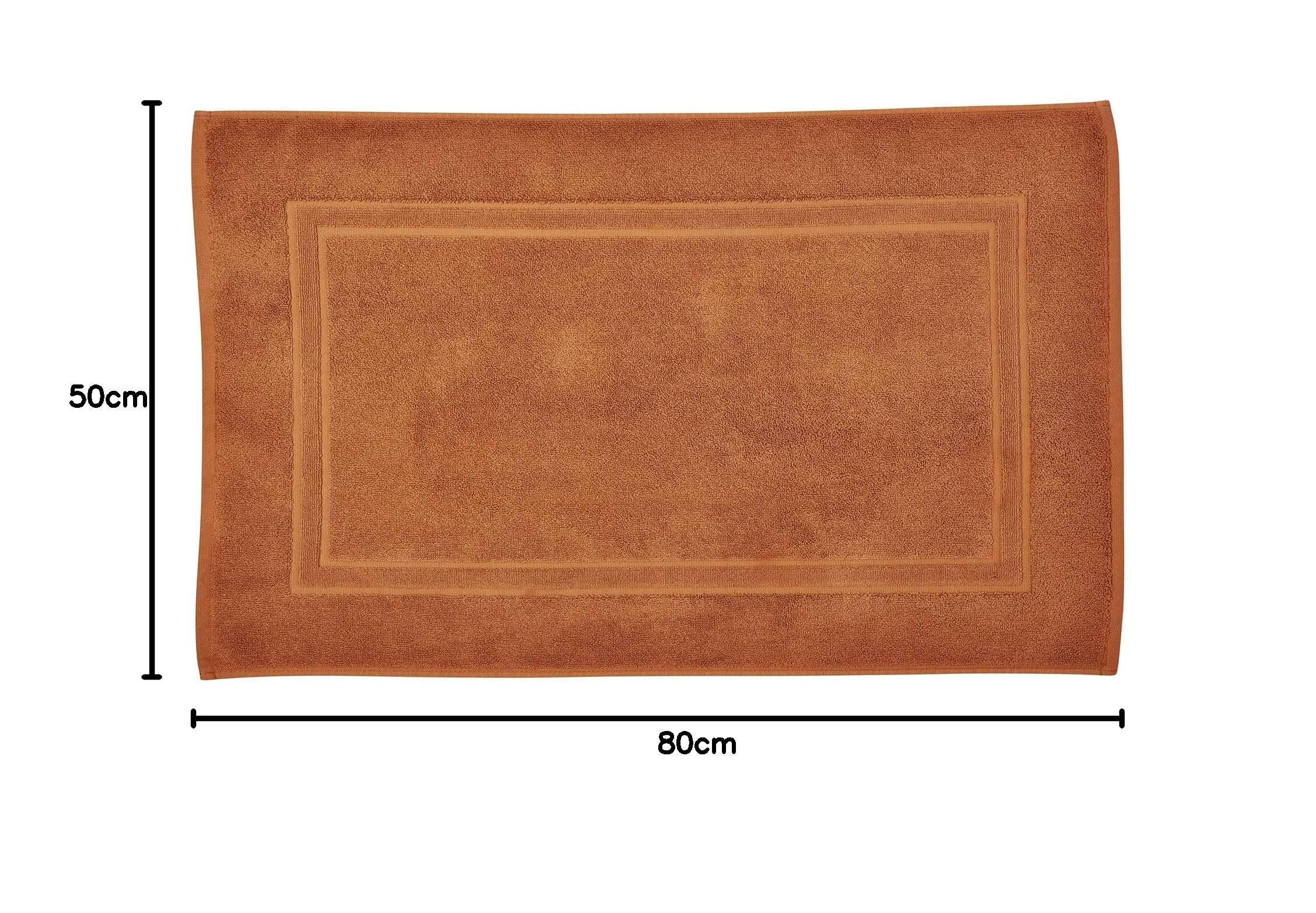 Drift Home Tappetino Da Bagno Abode Eco 50x80 Cm - 80% Cotone BCI E 20% Poliestere Riciclato, Colore Claret, Morbido E Assorbente - 2
