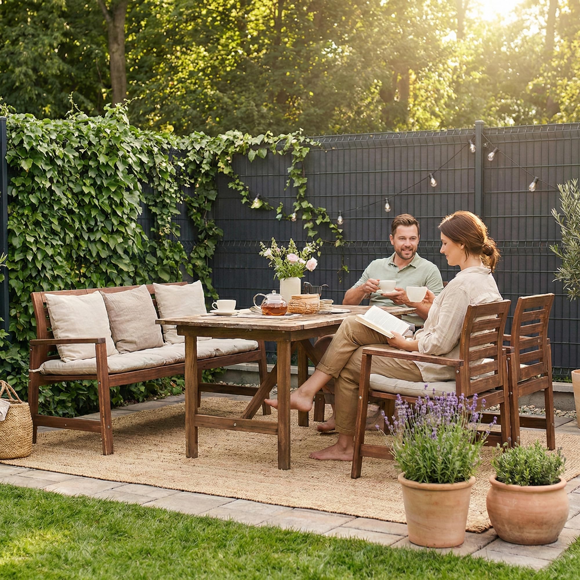 Sillar Rete Ombreggiante 1,5x25m, Telo Frangivista per Giardino e Recinzione, Protezione UV 90%, Resistente al Vento e Polvere, HDPE, Facile Installazione con Fascette, Grigio Antracita