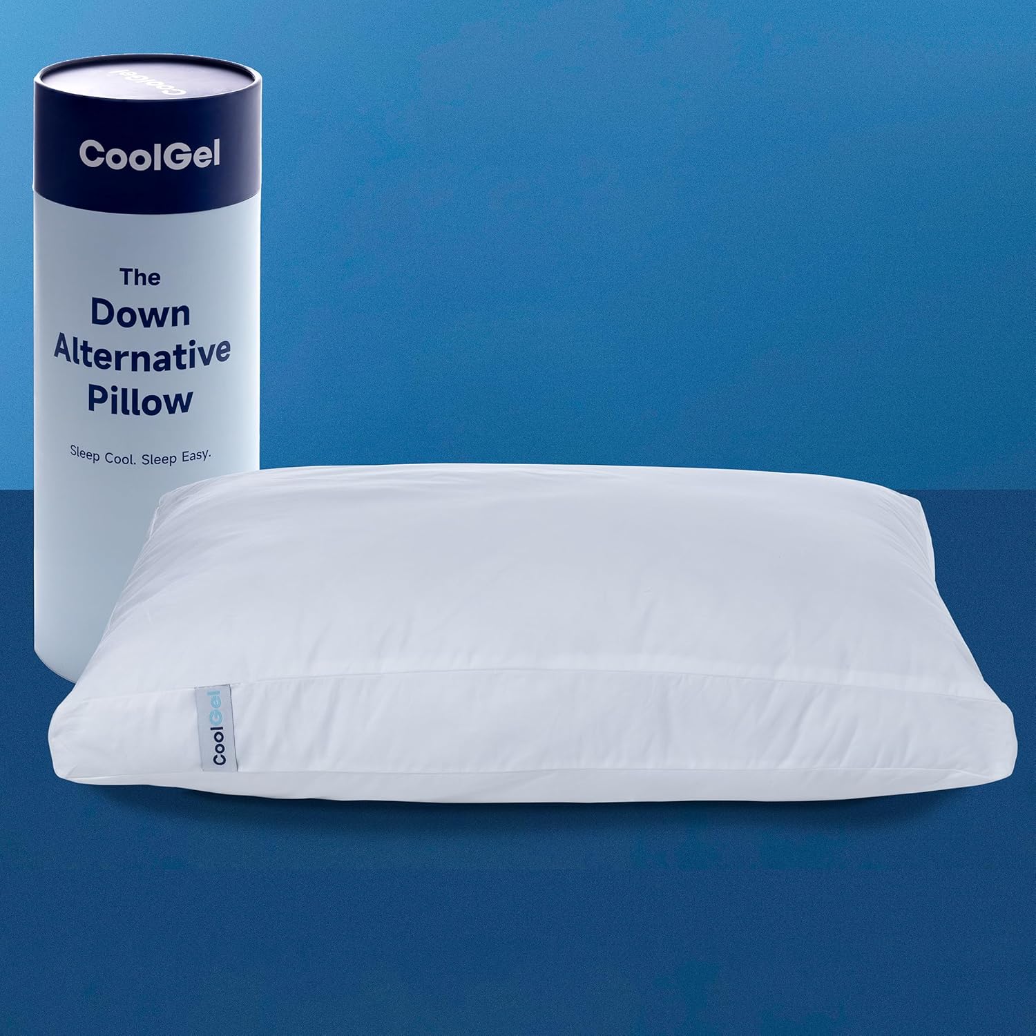 COOL GEL Down Alternative Pillow, Soft and Comfortable (1, Standard)
