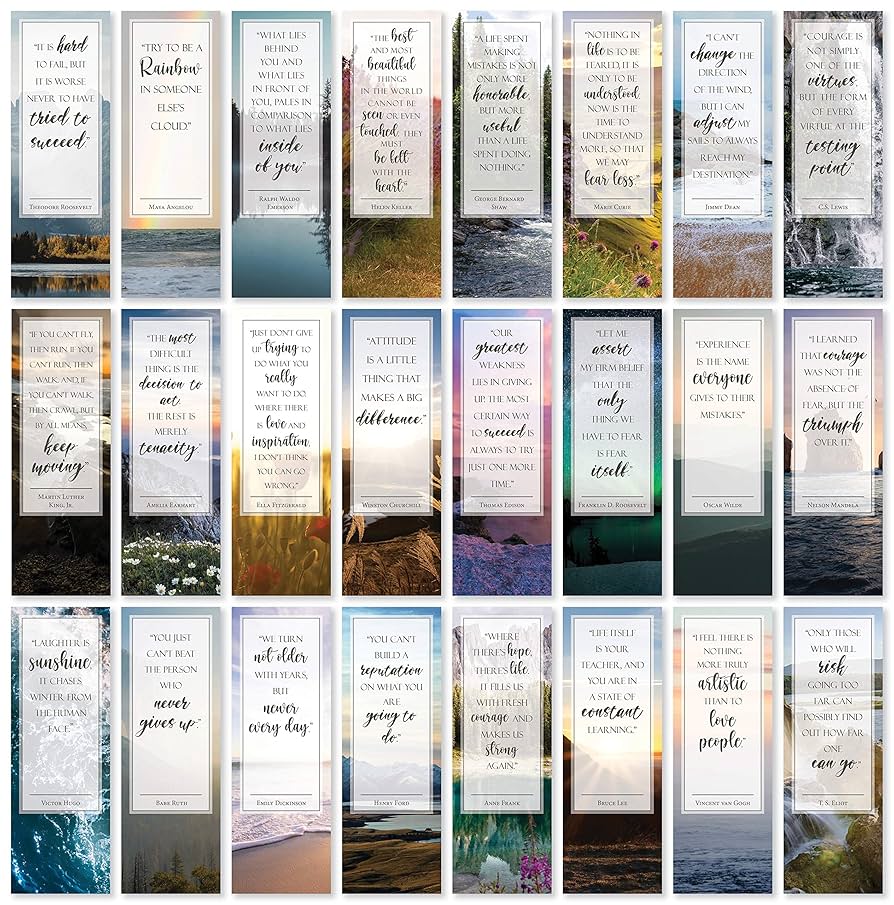 amazon-com-inspirational-nature-bookmarks-with-quotes-pack-of-48-office-products for Free Printable Bookmarks With Inspirational Quotes Amazon.com : Inspirational Nature Bookmarks with Quotes - Pack of 48 : Office Products for Free Printable Bookmarks With Inspirational Quotes