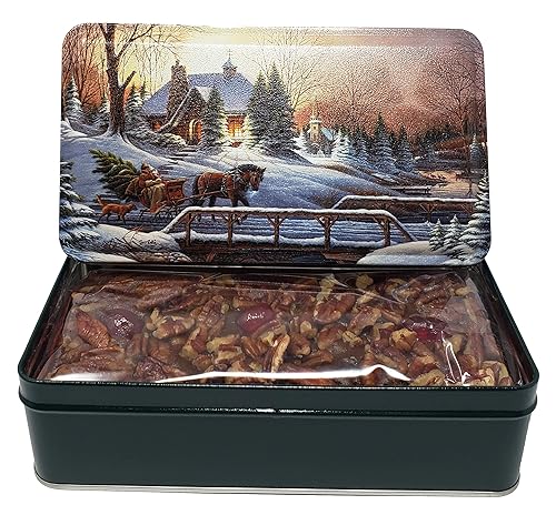 Jane Parker Pastel de frutas oscuras pastel de frutas 1 libra (16 onzas) pan en una lata coleccionable de vacaciones