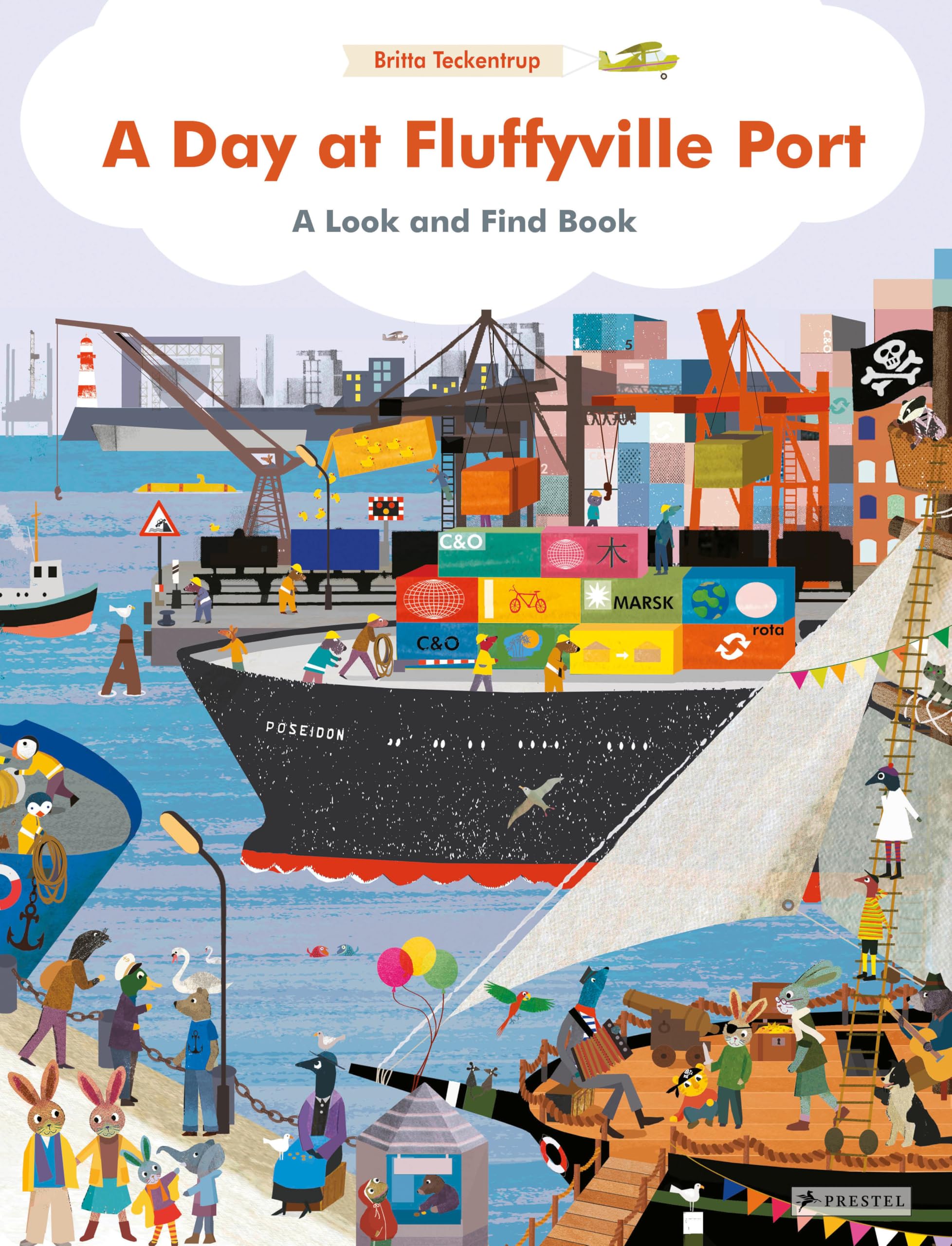 A Day at Fluffyville Port by Britta Teckentrup - 9783791376448
