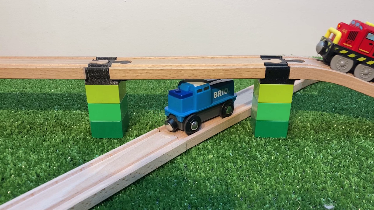 GXGM – 10 Connecteurs De Rails En Bois Compatibles Brio, Duplo, Thomas, Ikea – Extension Circuit Train 3,5 Cm