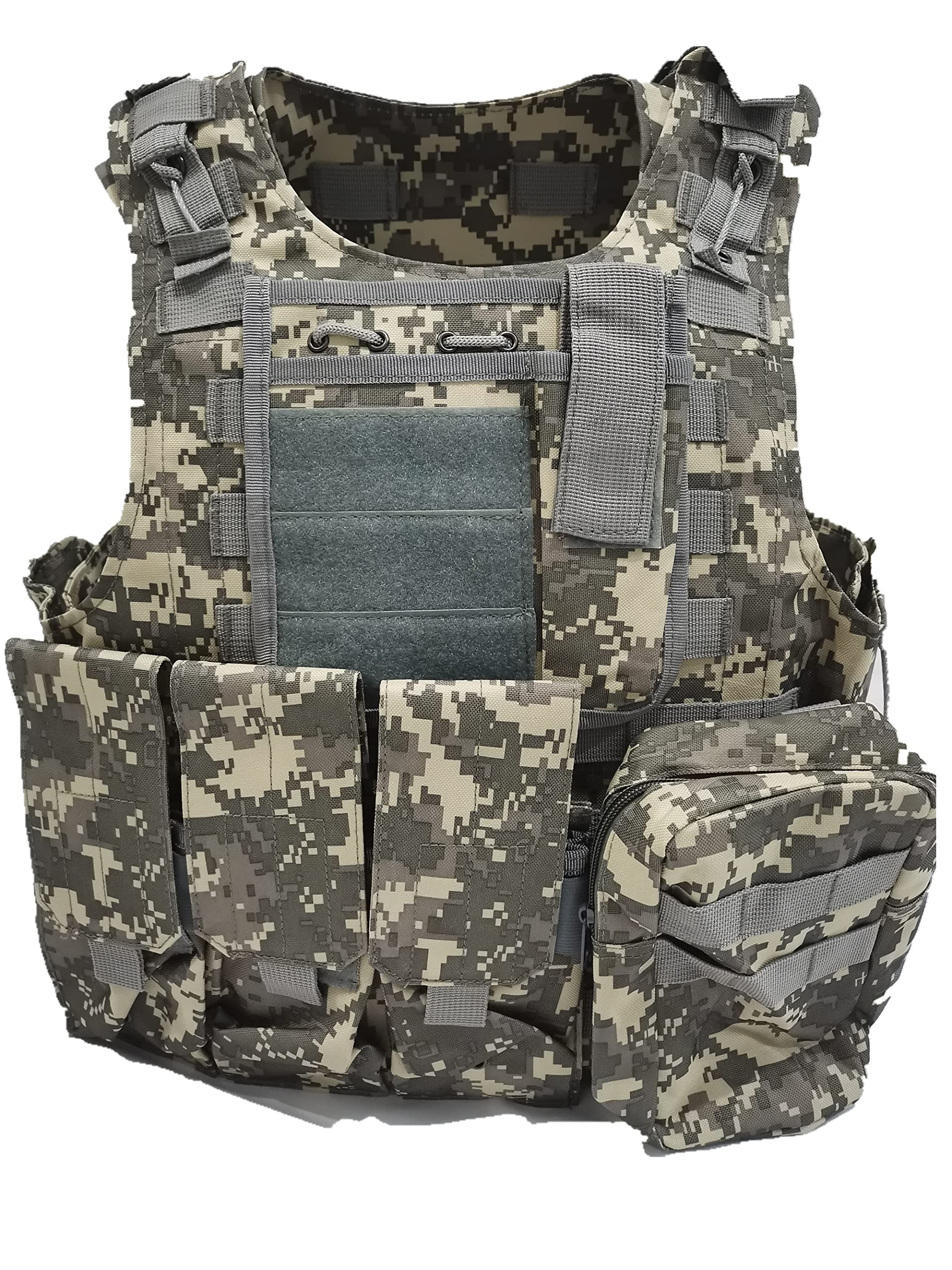 Merciyd Unisex Acu Outdoor Military Tactical Vest - Field Game Wear, Paintball & Air Gun Protection, Hunting & Combat Training