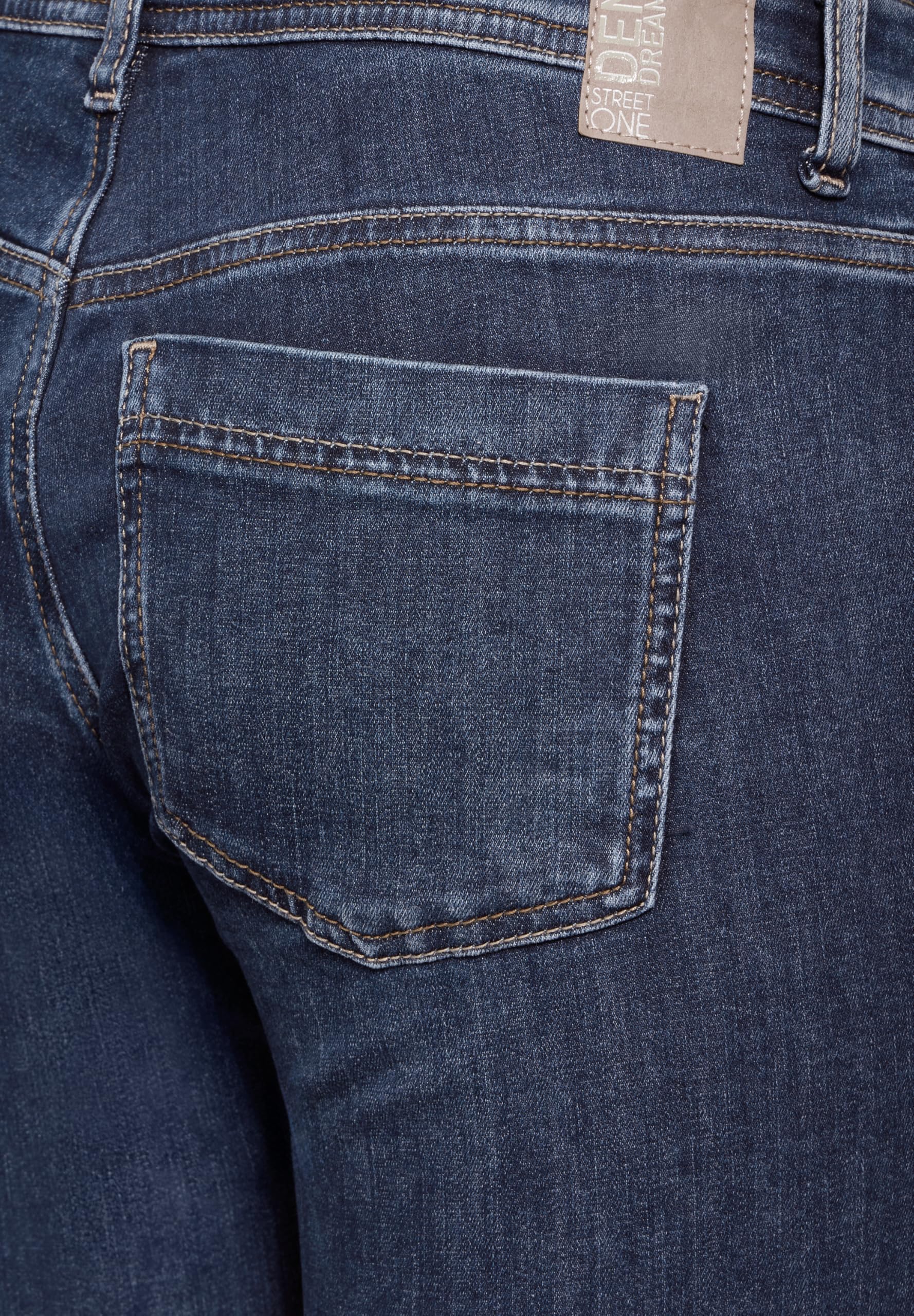 Street One Style Denim Jane 1-knopf 49_59 - Dżinsy o swobodnym kroju Kobiety
