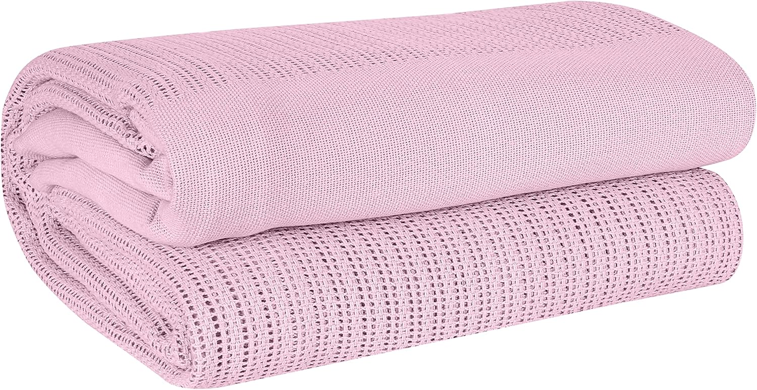 EHC Cotton Soft Hand Woven Reversible Lightweight Adult Cellular