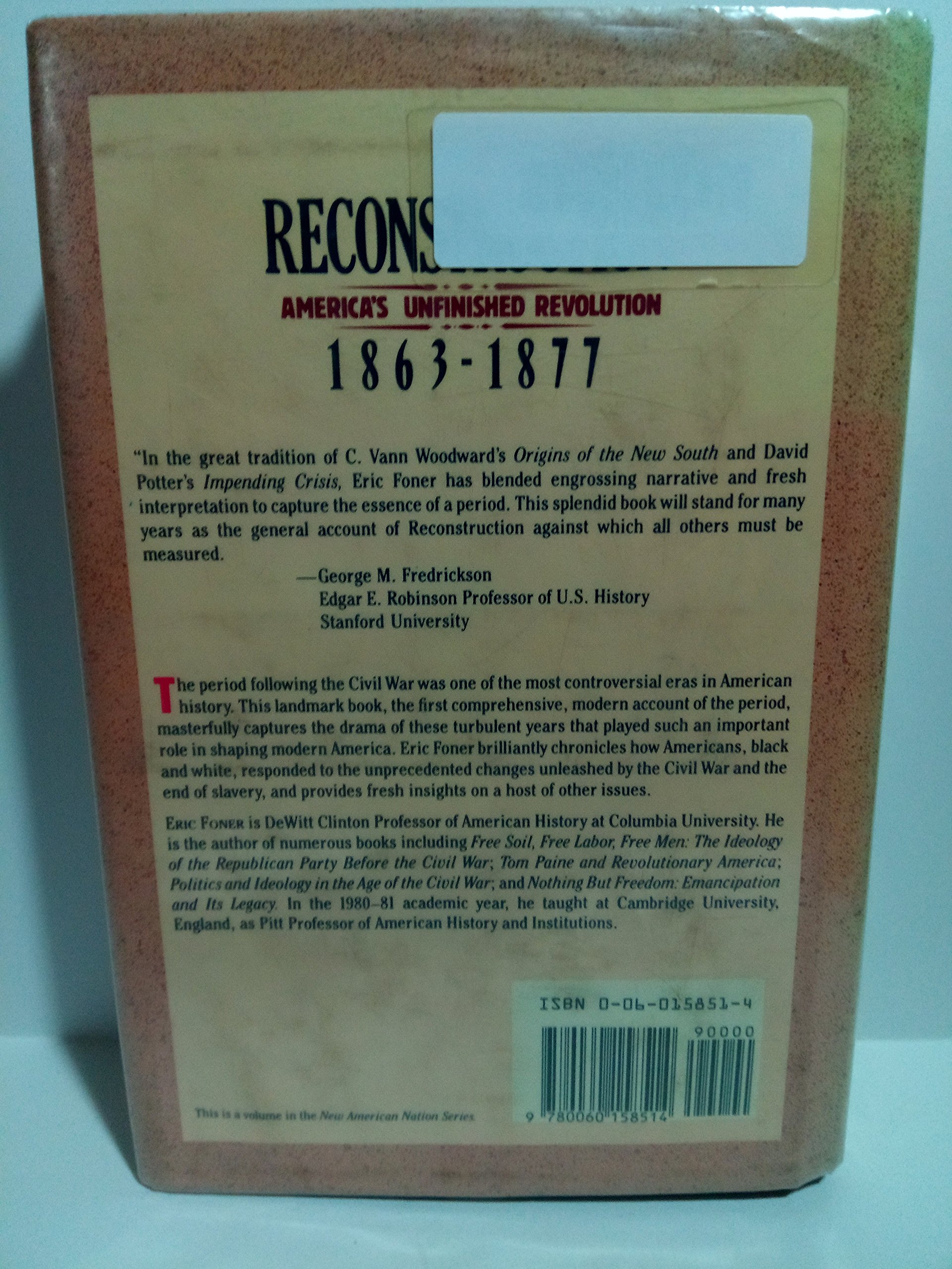 Reconstruction: America's Unfinished Revolution, 1863-1877 (New American Nation Series) - Image 2