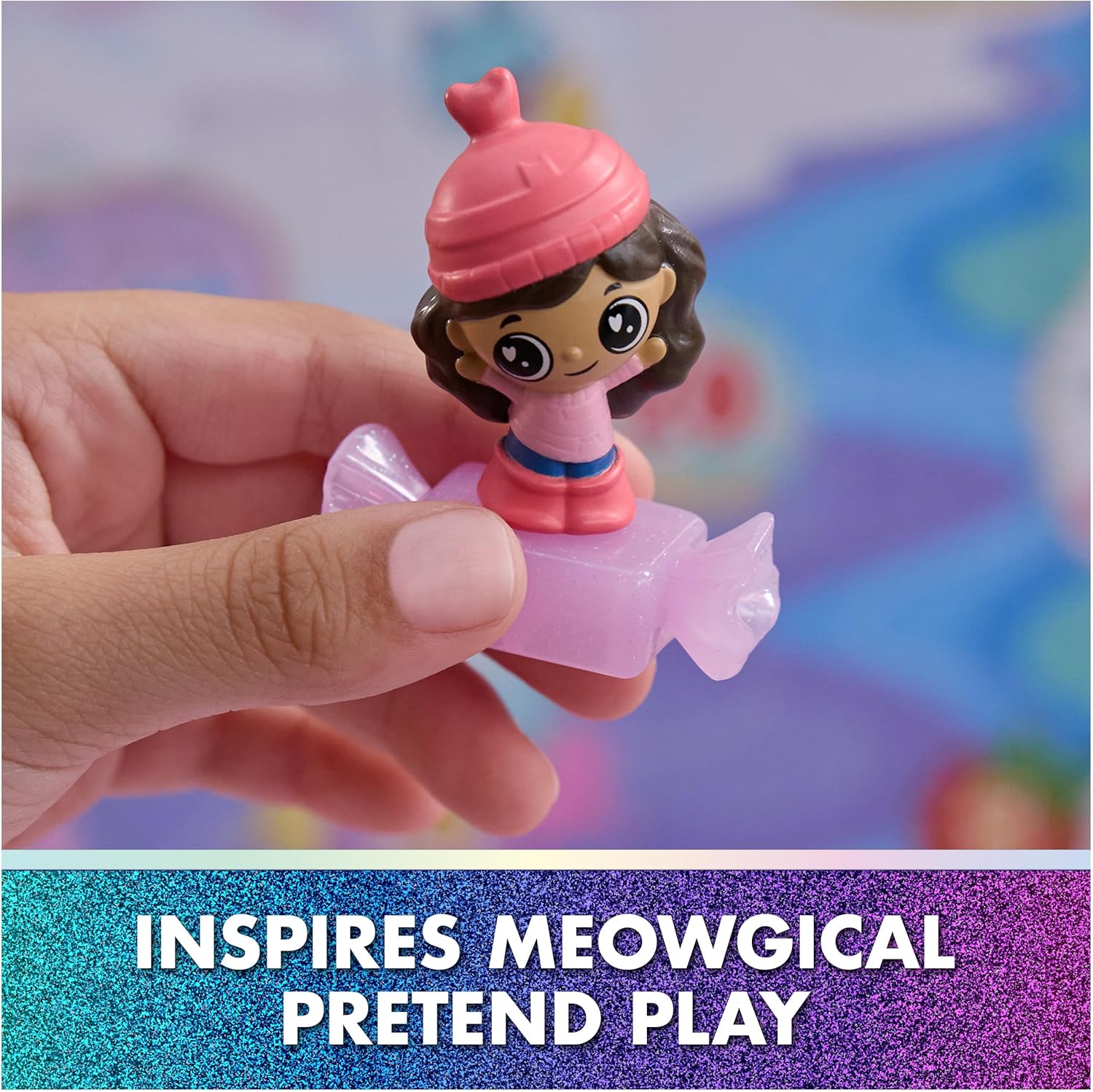 Gabby's Dollhouse: The Film Advent Calendar 2025 Cute Winter Surprise, 24 Surprise Toys with Gabby Figure, Cat Friends & Accessories, for Children from 3 Years