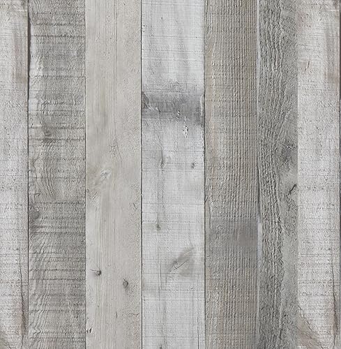 KUKANTST Rustic Wood Wallpaper Peel and Stick Wallpaper 177 x 236Wood Contact Paper Self Adhesive Faux Wood Plank Wallpaper Look Shiplap Removable
