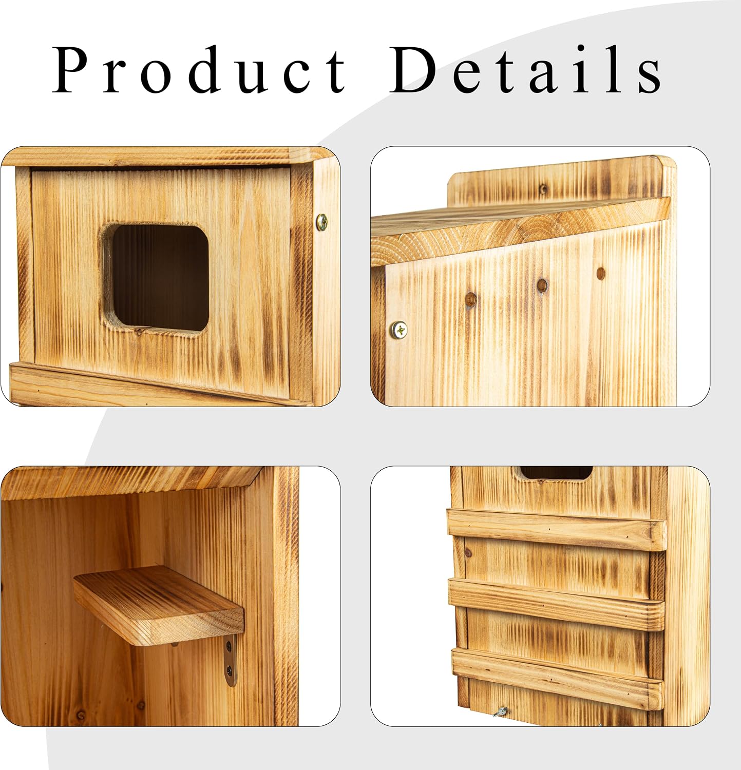 BalterFF Duck Houses for Outside Shelter Wood Duck Nesting Box