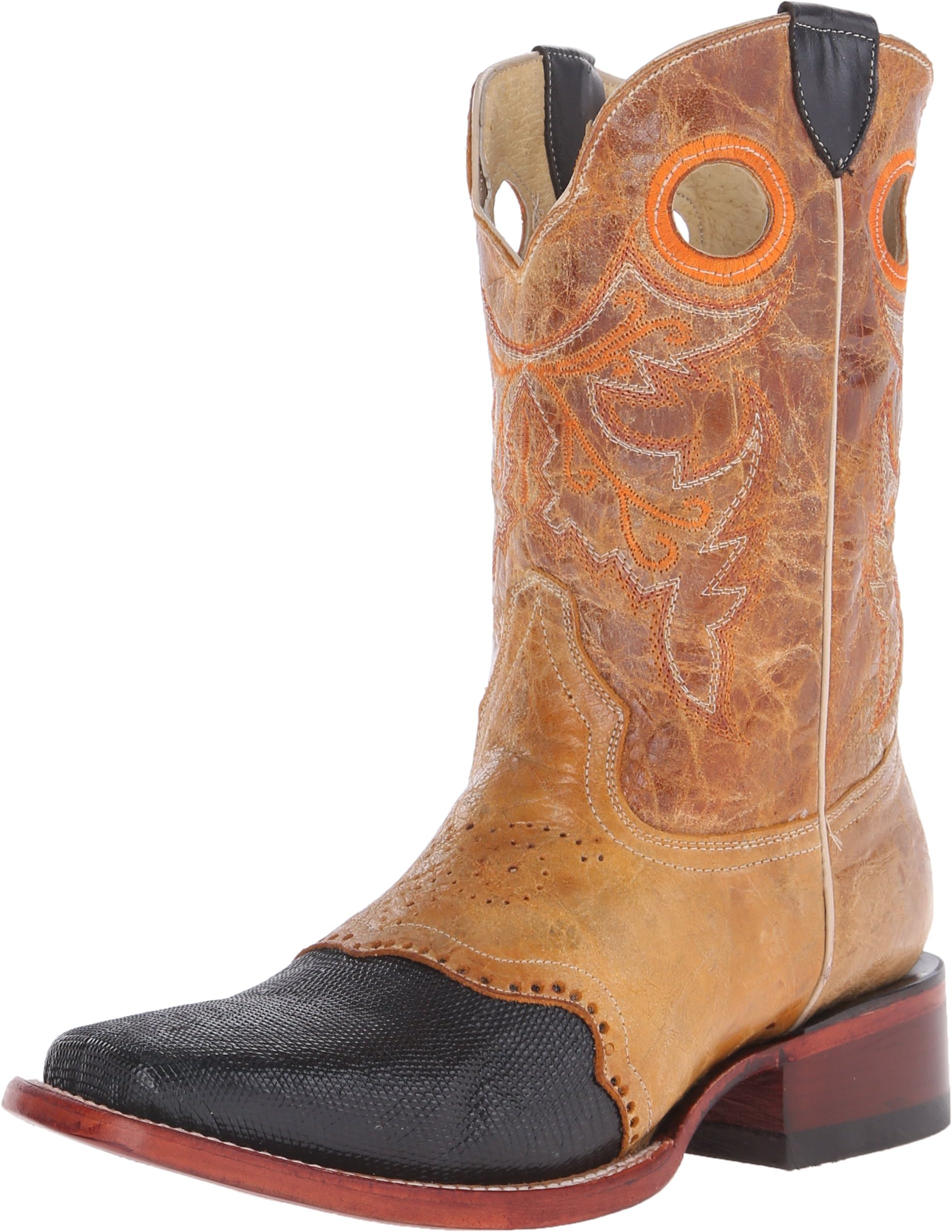 Ferrini Men's Lizard Vamp Western Boot