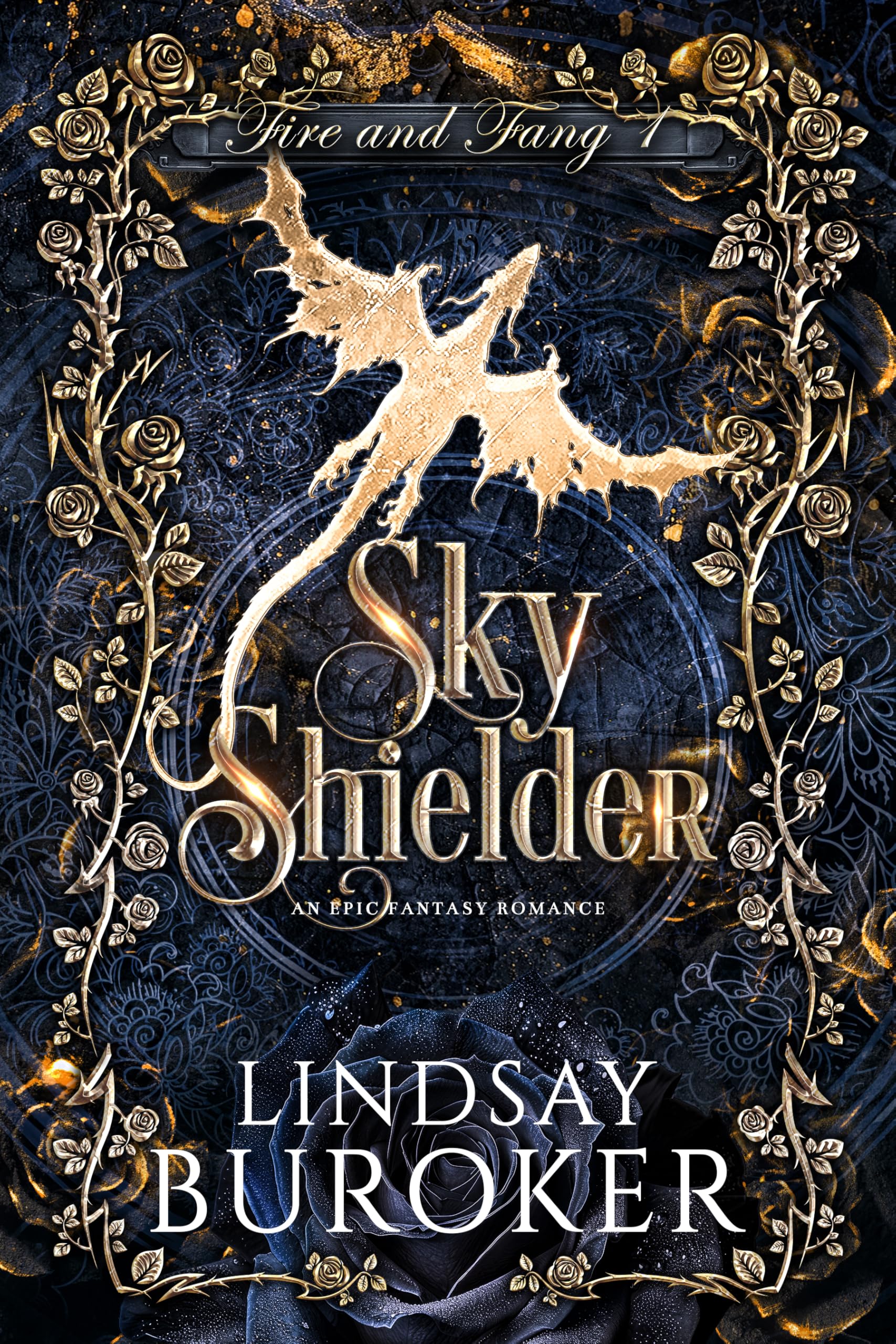 Sky Shielder: A Fantasy Romance Adventure (Fire and Fang Book 1)