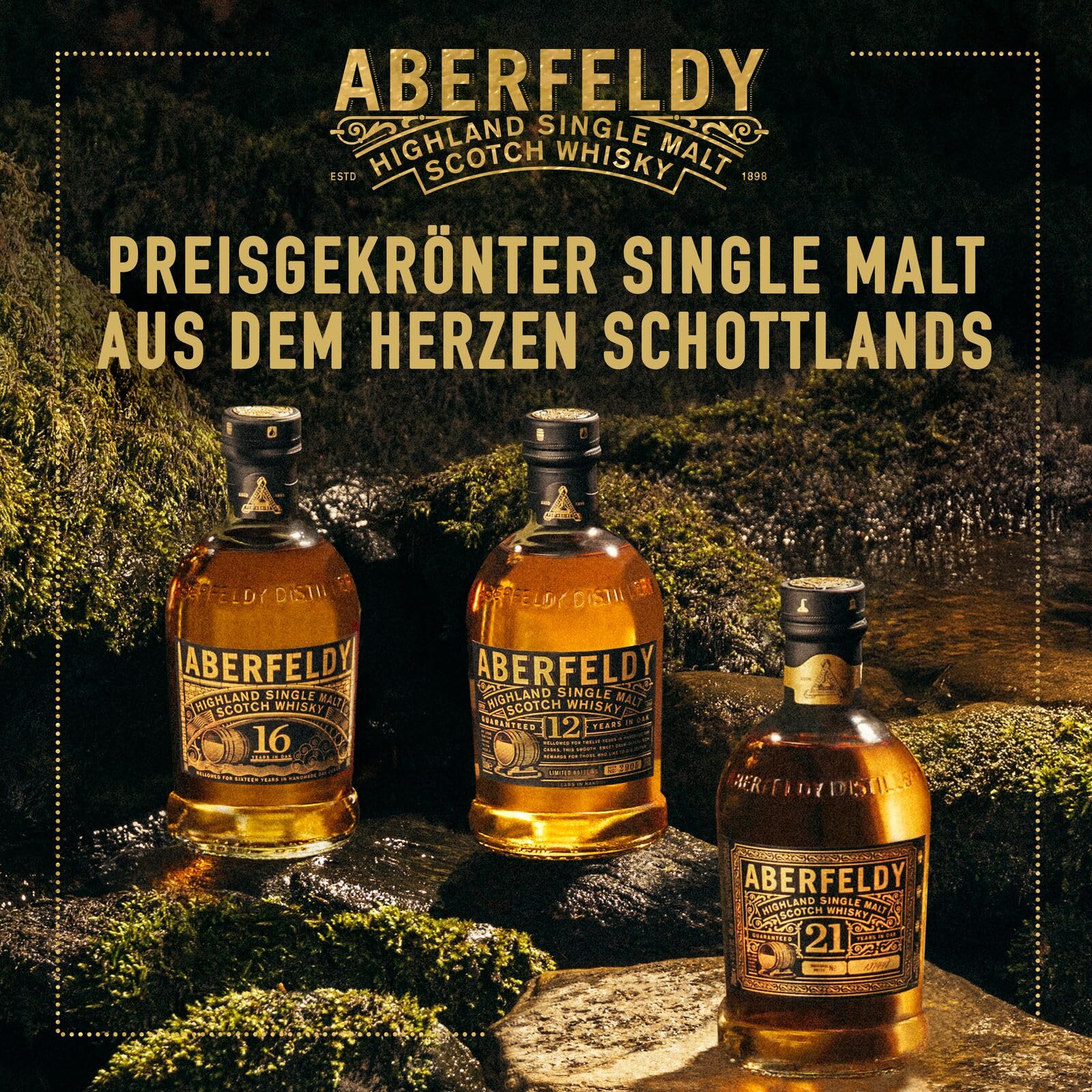 Aberfeldy 12 Jahre Single Malt Scotch Whisky 40% 70 cl Premium-Whisky