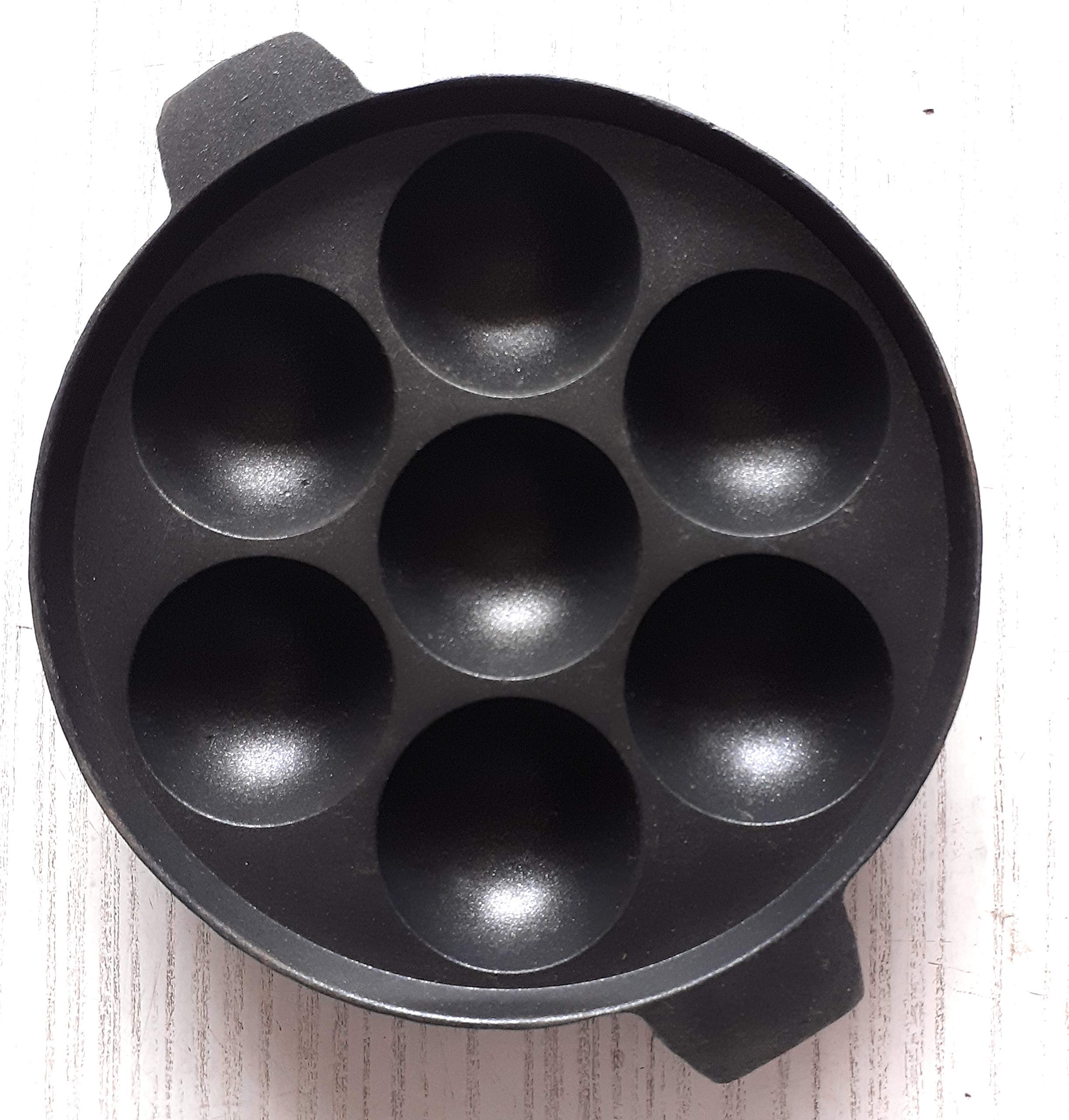 Anantha Non Stick Kuzhipaniyaram,Appa Pathiram- 7 Pit : Amazon.in: Home &  Kitchen