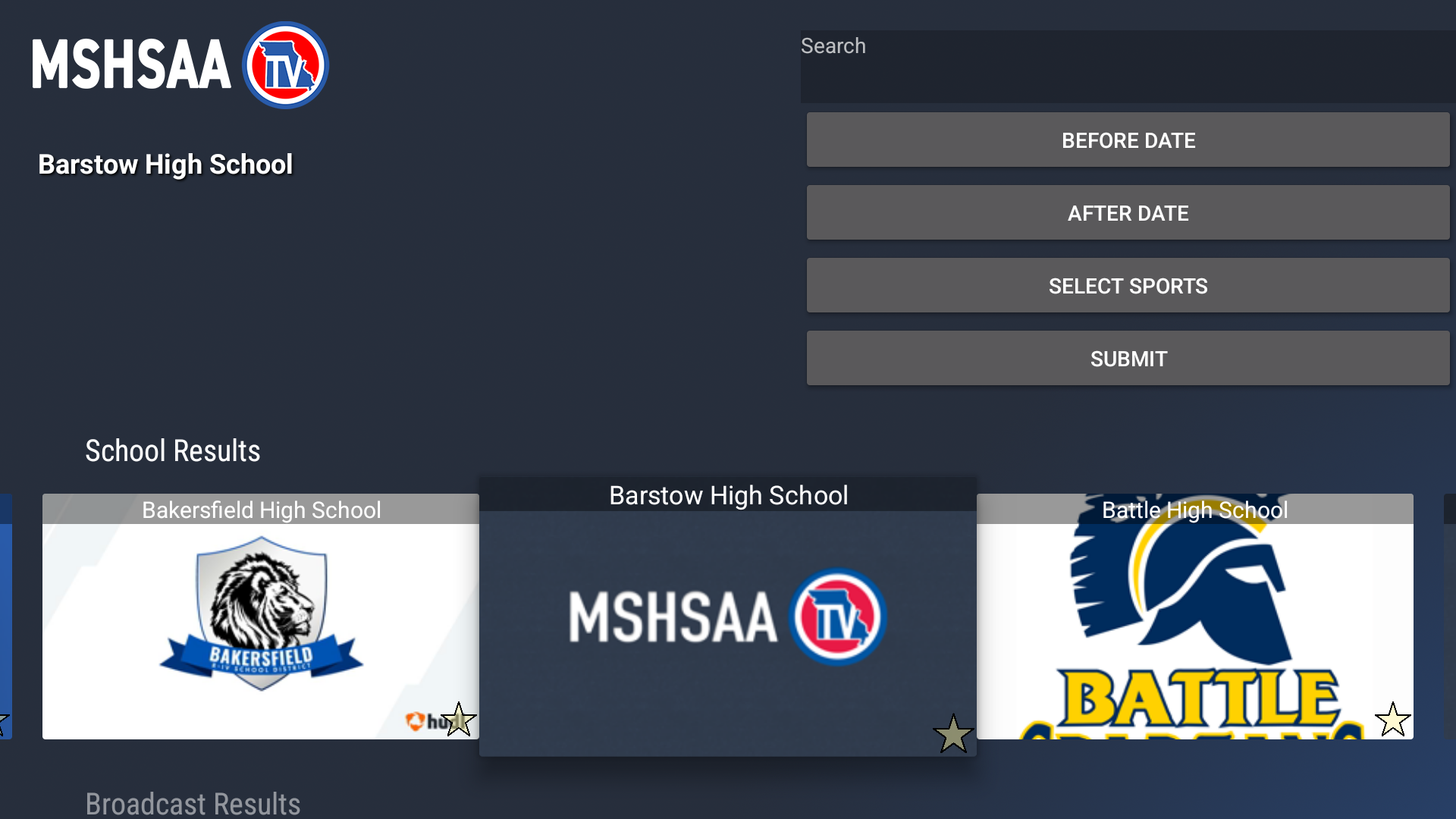 MSHSAA TV App on Amazon Appstore
