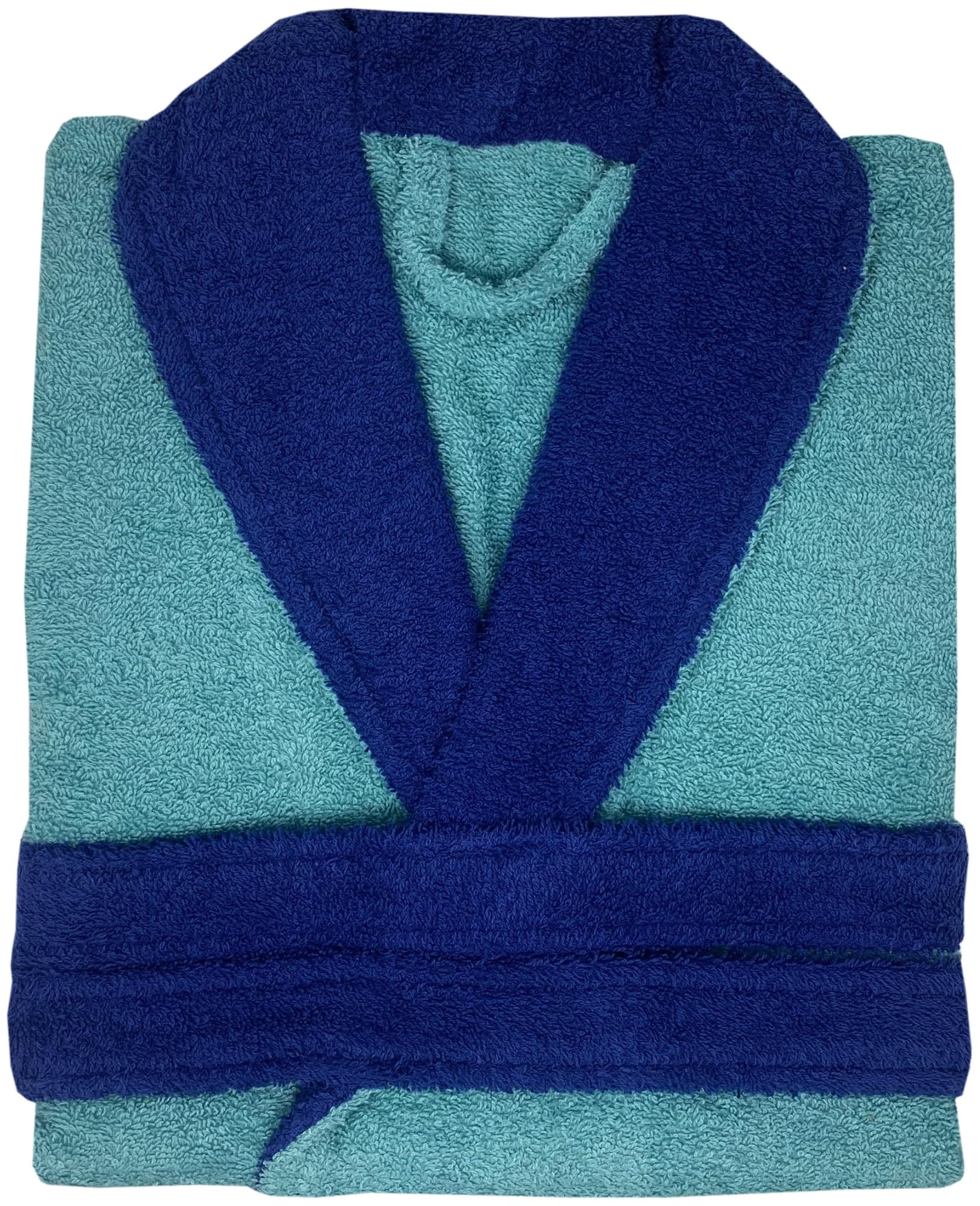 LEBENGOOD Albornoz Mujer 100% Algodón Rizo Americano 450 gsm - Bata de Baño para Ducha, Suave, Absorbente, Unisex, OEKO-TEX®