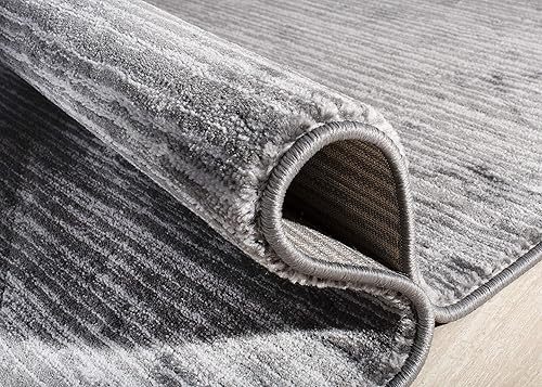 Vista 521 de SAFAVIEH Vision Collection VSN606F - Tapete de 6 pies x 9 pies, crema, moderno, ombré, no desprende pelo, fácil cuidado, para zonas de alto tráfico