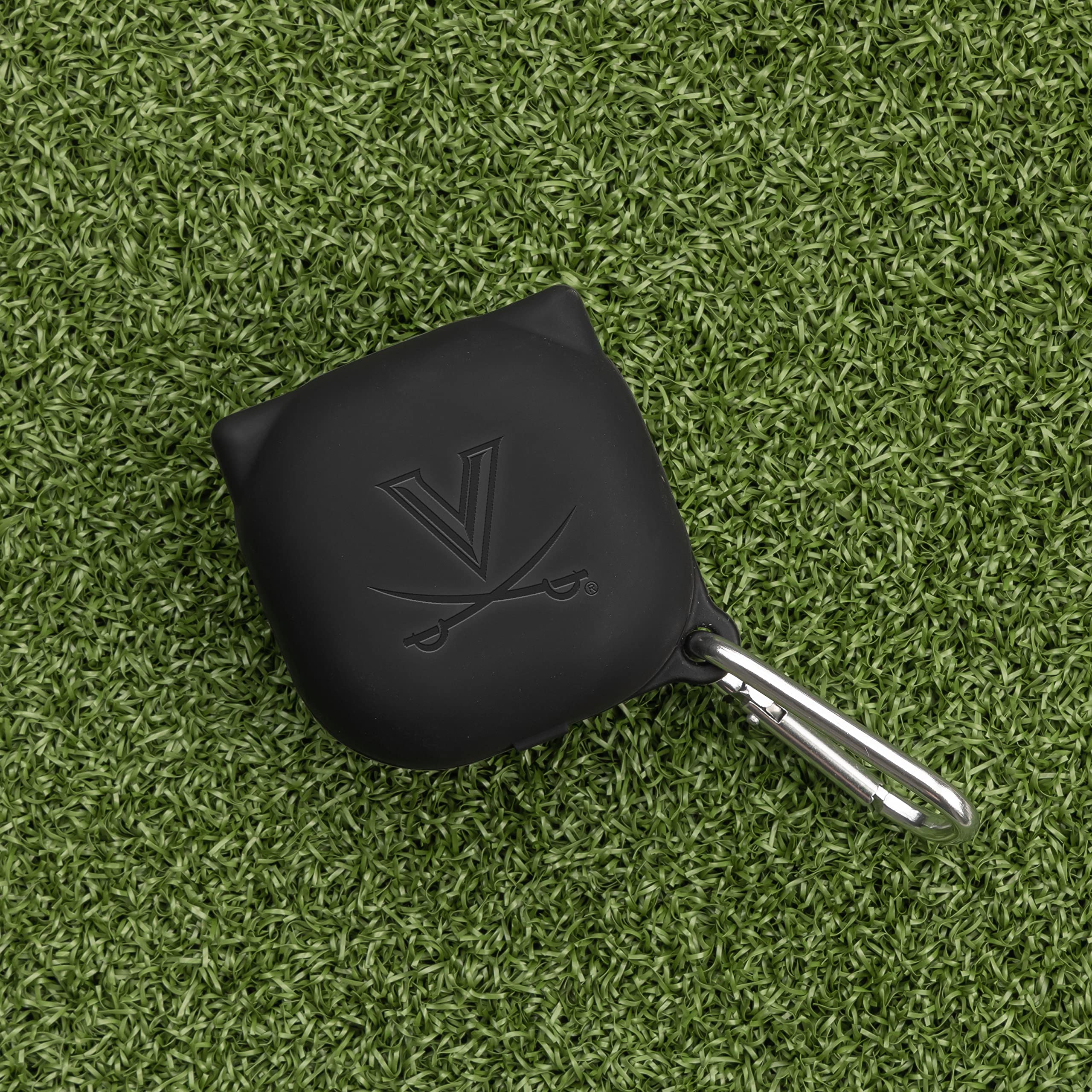 Affinity Bands Virginia Cavaliers Engraved Silicone Case Cover Compatible with Samsung Galaxy Buds Pro & Buds Live (Black)