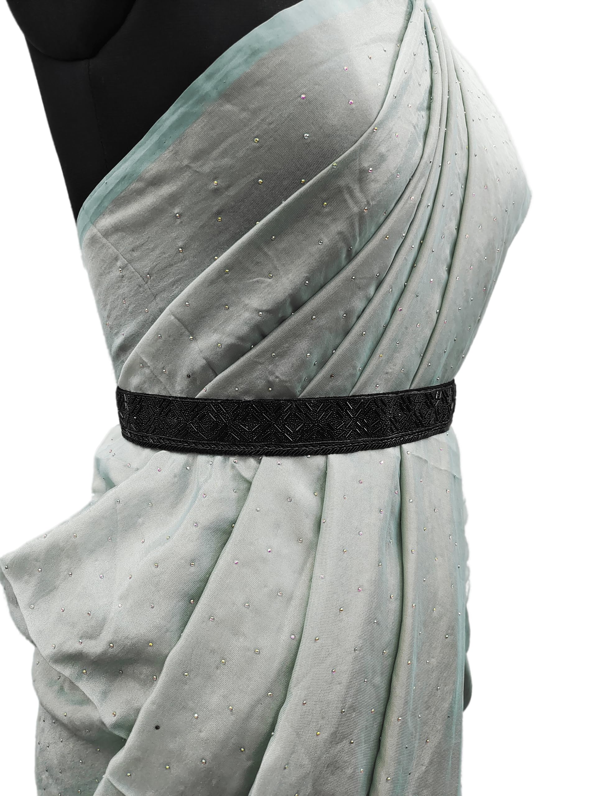 Purala saree waist hip belt kamarband balck chokda 1