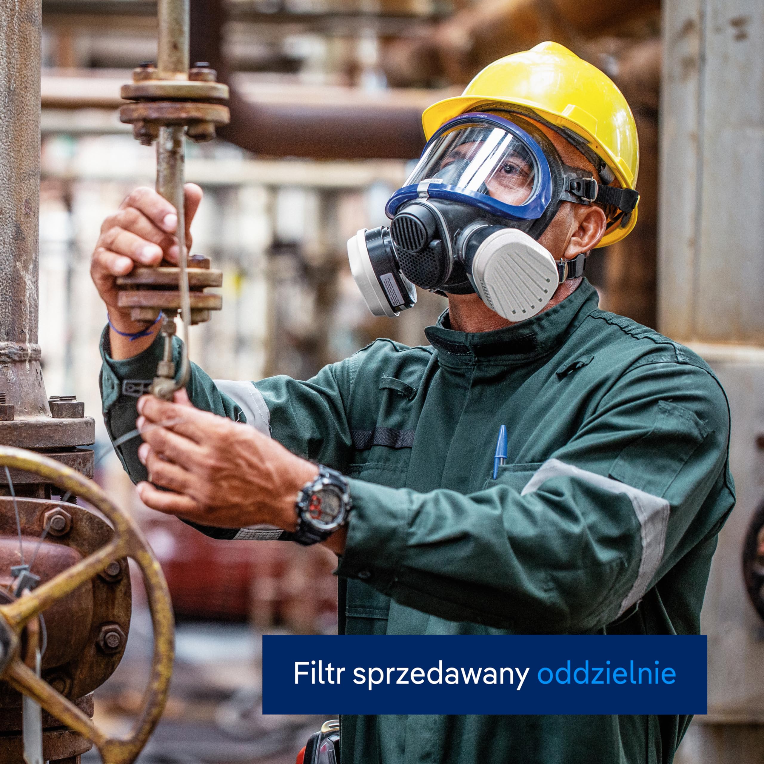 Dräger X-plore 5500 wysokiej jakości maska pełnotwarzowa z podwójnym | Połączeniem bagnetowym do zastosowań osobistych