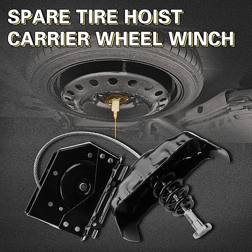 Miniatura 6 de 924-517 - Soporte de cabrestante de neumático de repuesto para Cadillac Escalade ESV EXT | Compatible con Avalanche 1500 2500/Suburban 1500