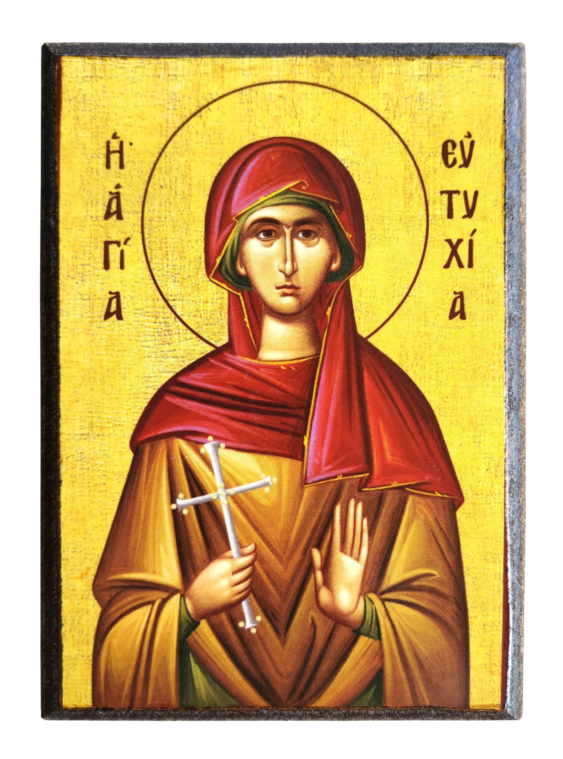 SAINT EUTYCHIA, THE CONFESSOR - Greek Byzantine Orthodox Icon