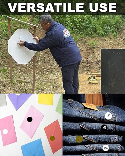 Miniatura 7 de Target Pasters Dispenser Box with 45 Inch Target Stickers, Self-Adhesive Shooting Targets Pasters for Shooting Range - USPSA,IPSC,IDPA, 1000 per Box