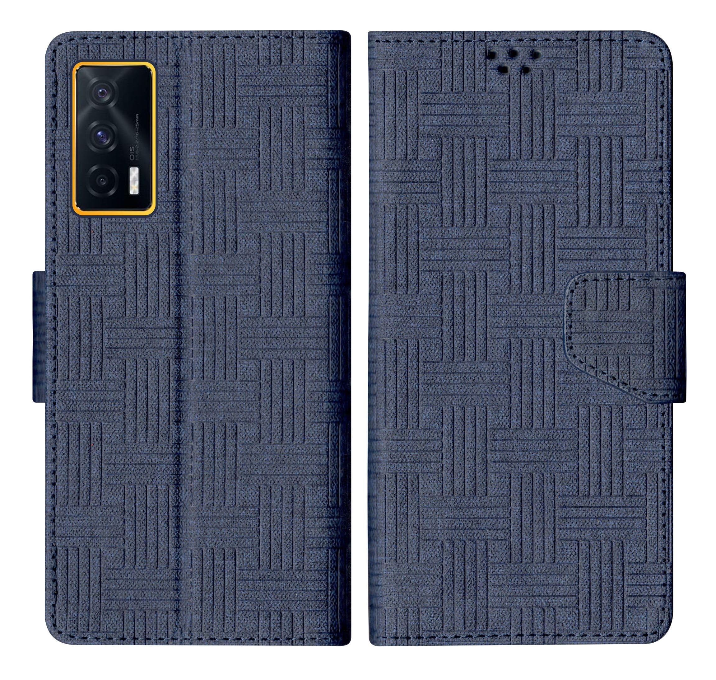 SBMS Flip Cover for iQOO 7 5G Back Cover Case with Magnatic Closure | Inbuilt Stand | Card & Money Pocket (Mat Blue) (B0C9T7GB8M) Amazon Price History, Amazon Price Tracker
