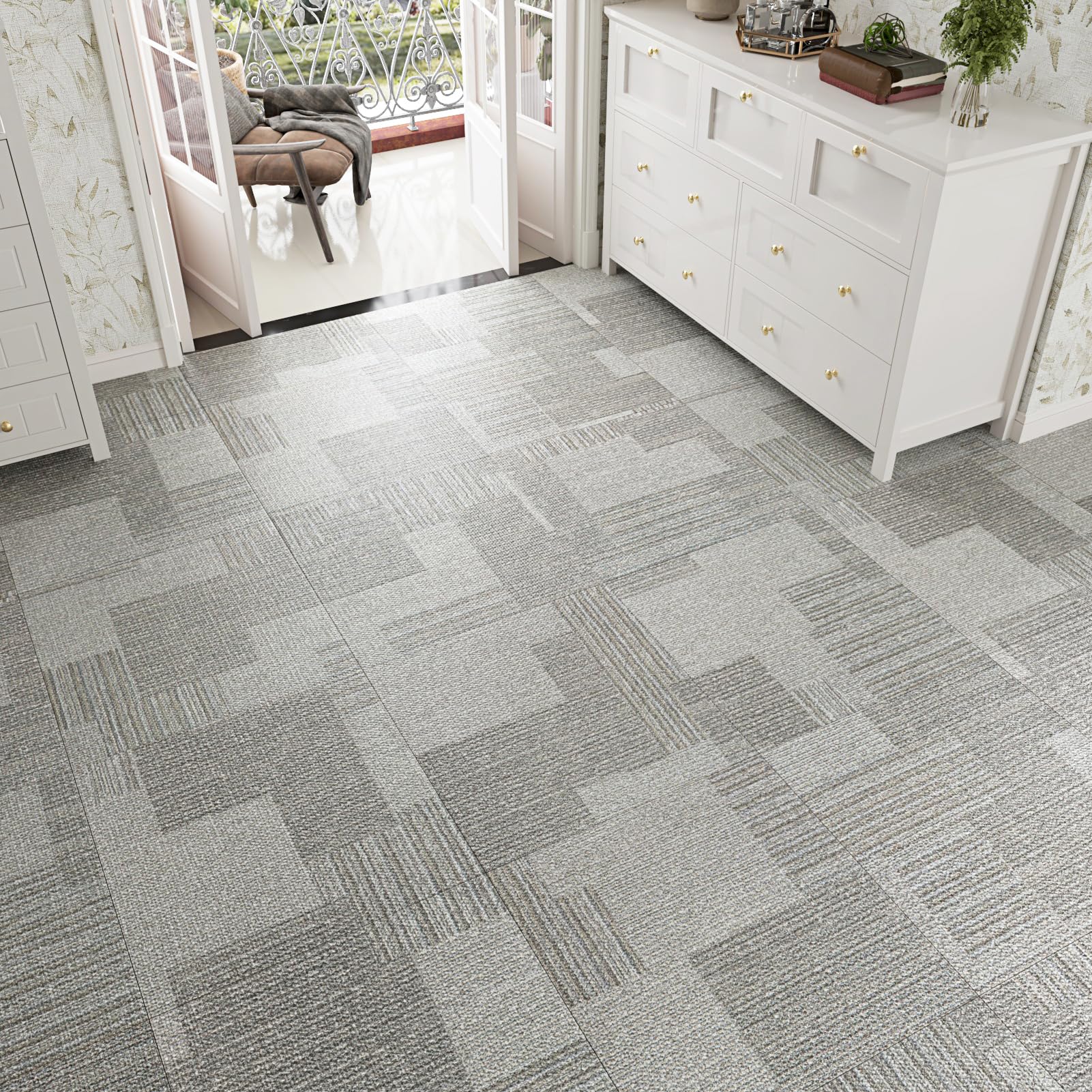 Piastrelle per pavimenti da bagno, 30 pezzi, per pavimenti in linoleum, impermeabili, per pavimenti, 30 pezzi