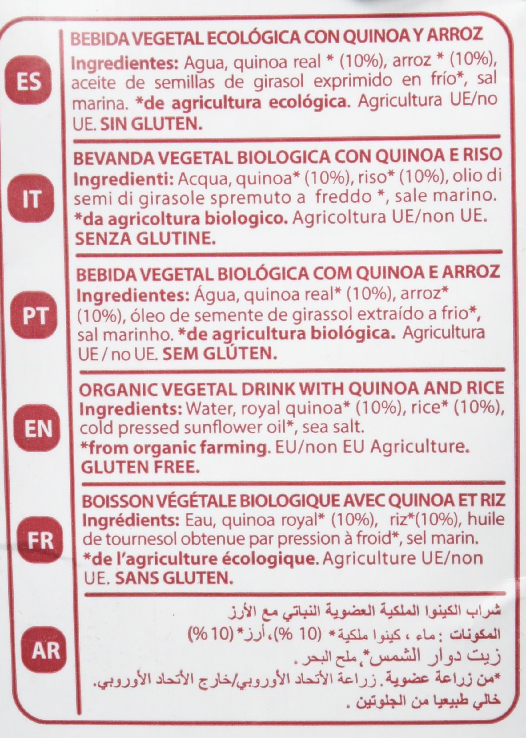 Quinua Real Bev Quinoa y Arroz 1L