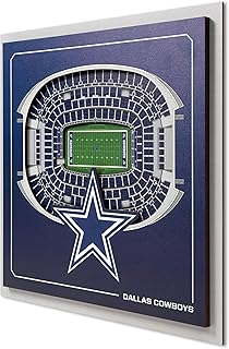 Officially-licensed NFL Stadium Series 3D Wall Art - multi-layer team stadium replica, detailed sports fan gift, indoor decor