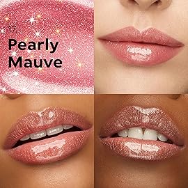 Kiko Milano 3D Hydra Lip Gloss - High Shine, Hydrating, Plumping, Non-Sticky, Moisturizing Lip Makeup - 17 Pearly Mauve - 6.5ml