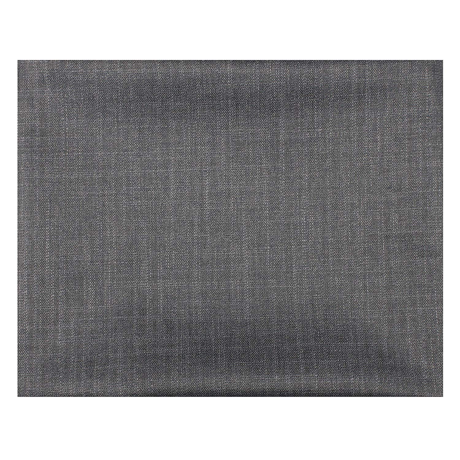 Men'S Unstitched Cotton Solid Trouser (Trouser- Charcoal_Grey_Standard)