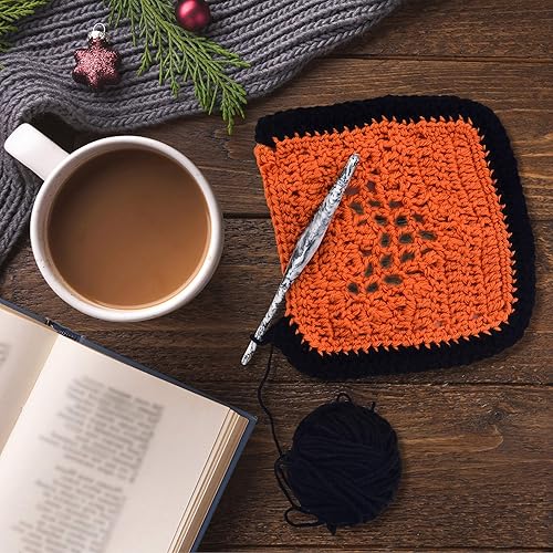 Miniatura 5 de Ommi - Ganchos de ganchillo con mango ergonómico, gancho de ganchillo hecho a mano de 7 pulgadas, aguja de tejer, tejido de hilo para manualidades,