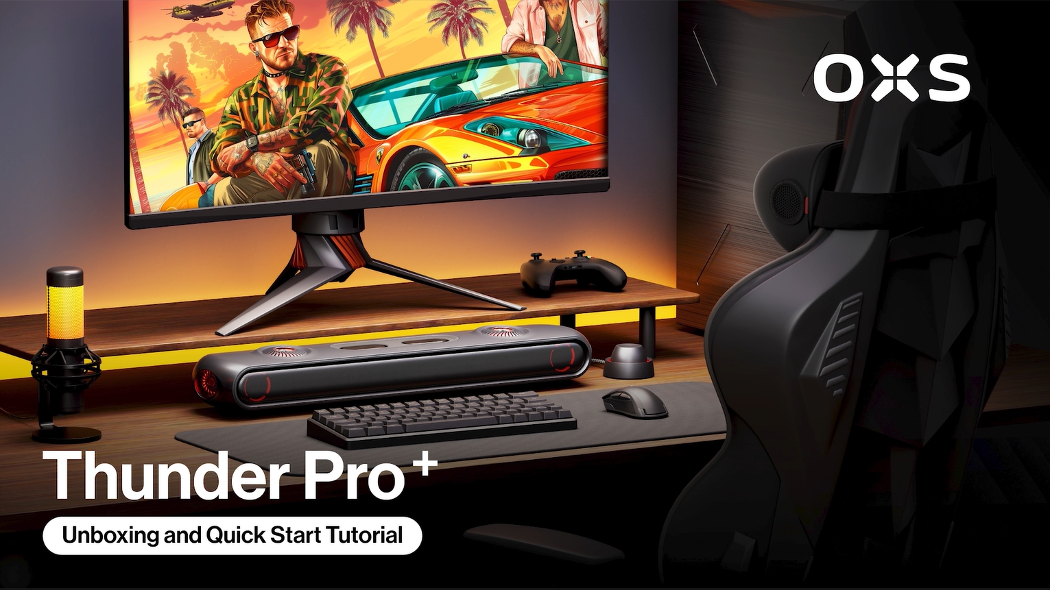 Amazon.com: OXS Thunder Pro Gaming Soundbar with 5.1.2 Dolby Atmos