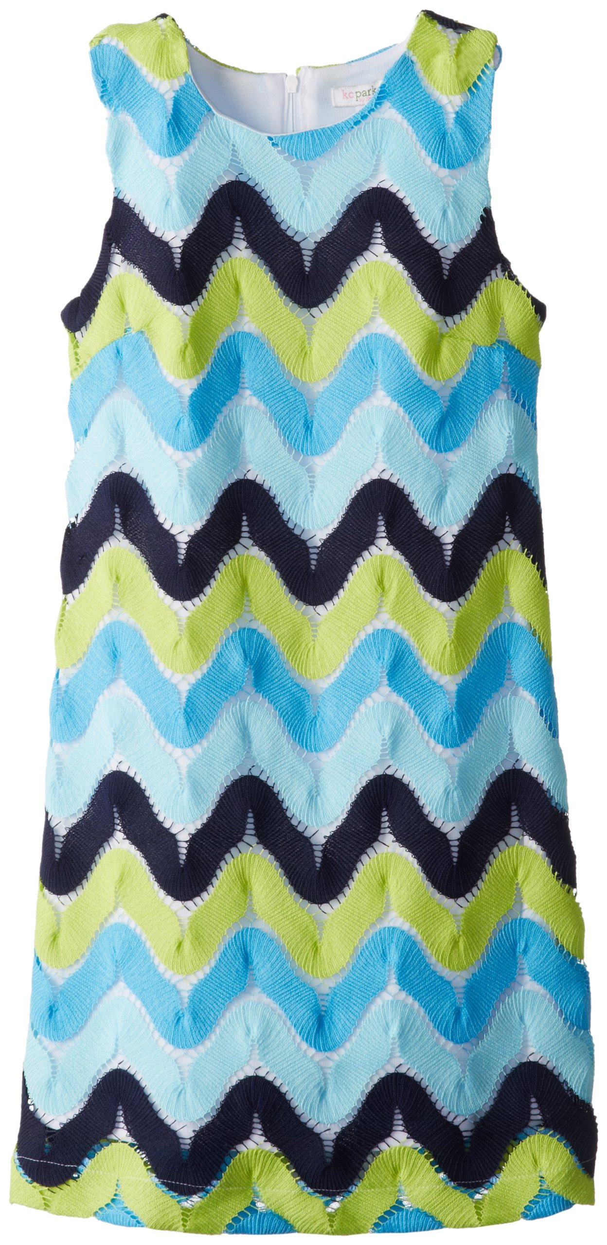 kc parker Big Girls' Zig Zag Lace Dress