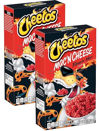 Cheeto s Mac'n Cheese Flamin Sabor caliente (caja de 5.9 onzas) Paquete de 2