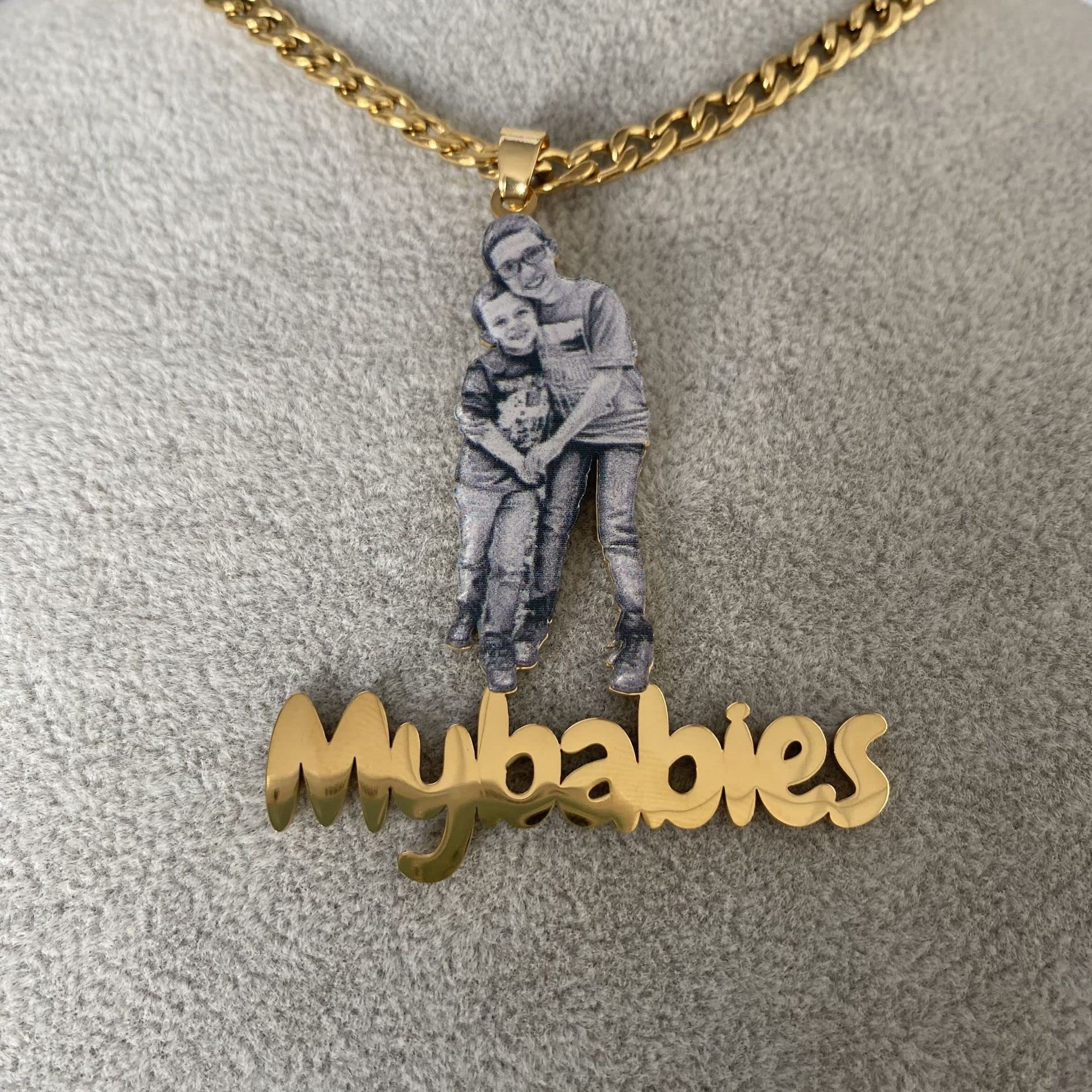 Collana con ciondolo con immagine personalizzata, Collana con immagine personalizzata Collana con foto personalizzata Collana con ciondolo con immagine a colori