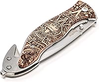 Vista 6 de Cuchillo - Calendario Azteca 138 (Grabado a doble cara)