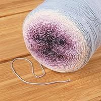 Vista 3 de JubileeYarn Hilo Ombré Blast - 220g/pastel Algodón Peso Bebé - Cripta de Hielo - 1 Pastel