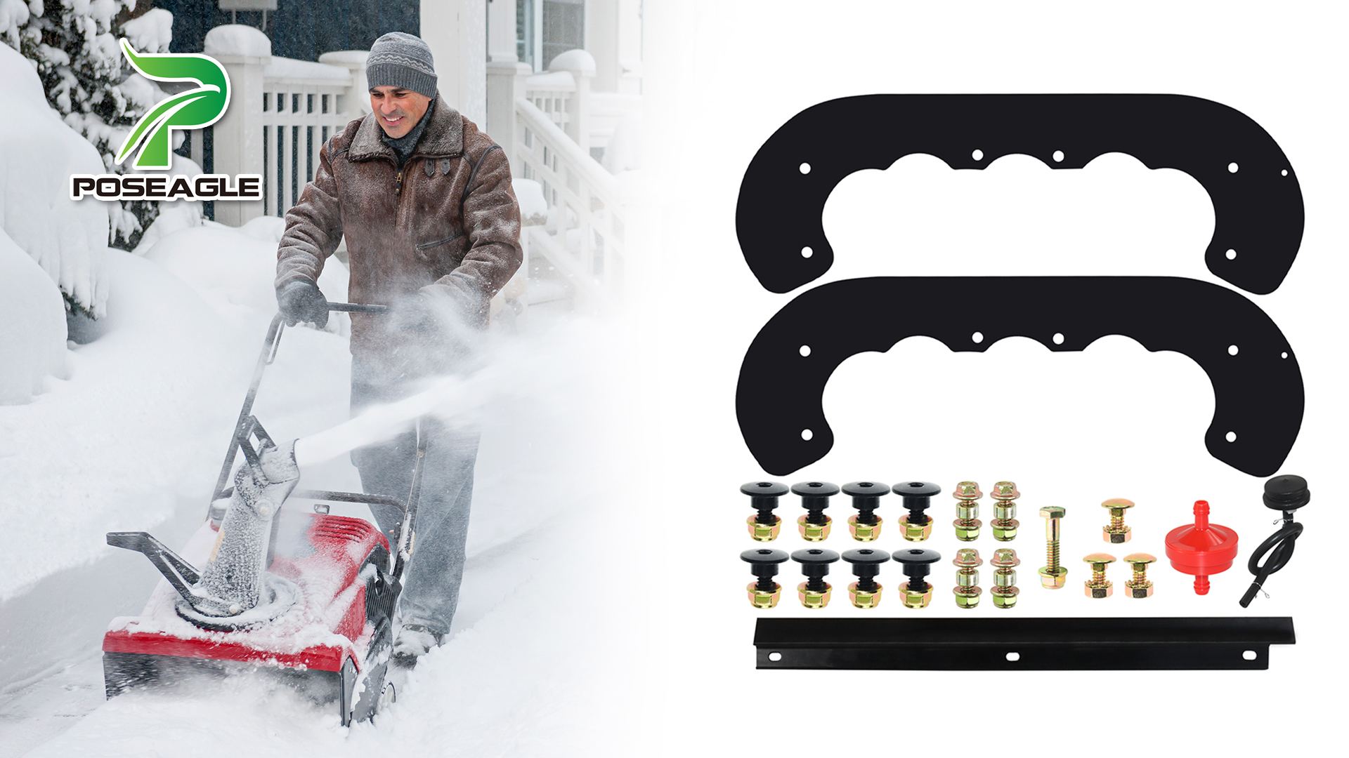 Amazon.com: POSEAGLE 99-9313 Snow Blower Paddles with 55-8760