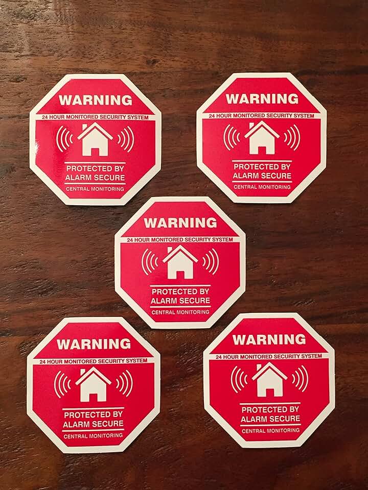 Amazon.ca security stickers