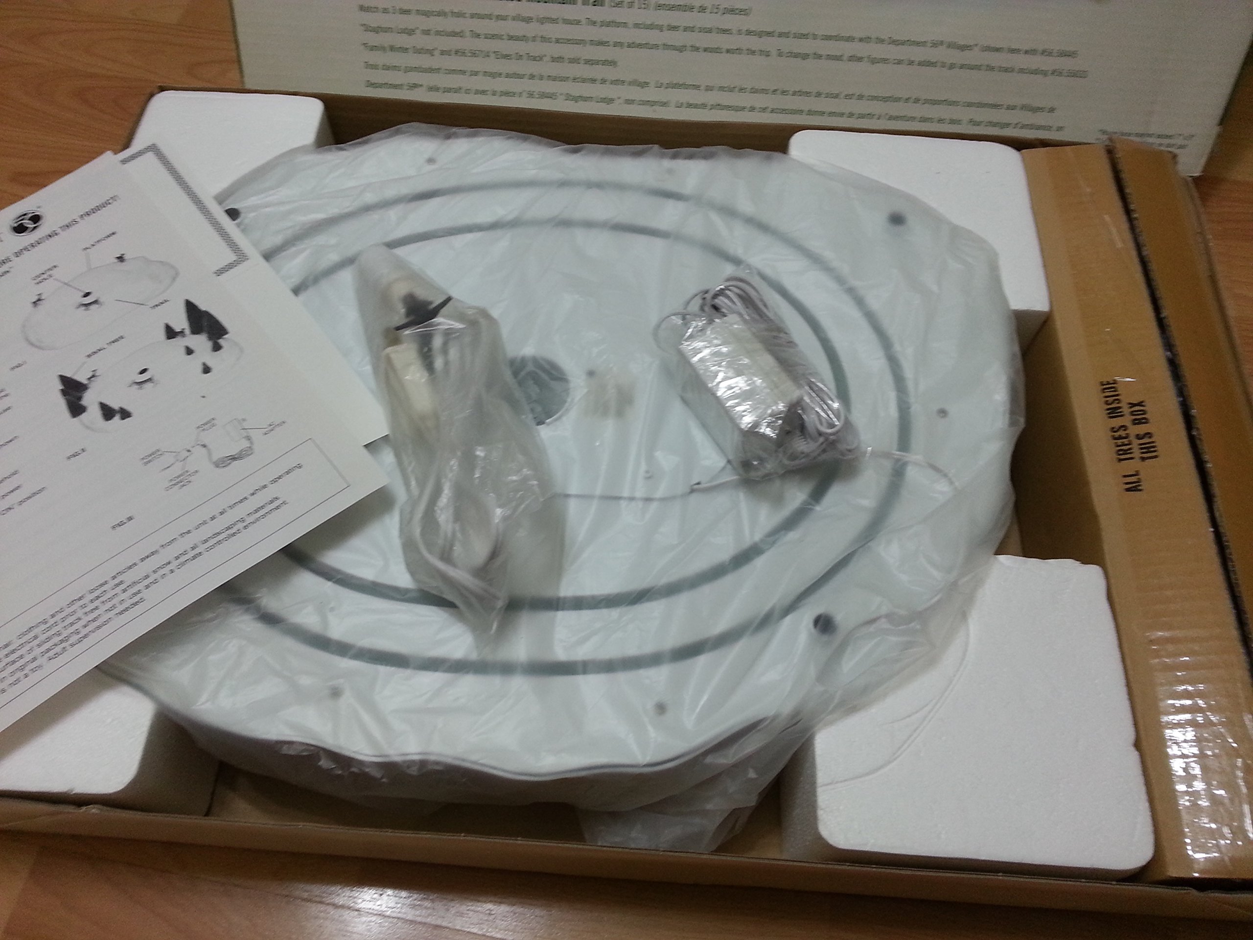 Dept. 56 Through the Woods Animated Mountain Trail