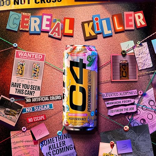 Vista 88 de C4 Energy Orange Slice - Bebida energética carbonatada sin azúcar, bebida para antes del entrenamiento + beta alanina, sabor naranja, 16 onzas