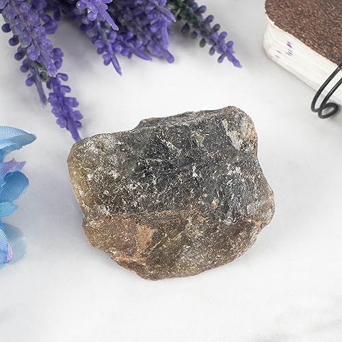 Miniatura 10 de Más de 300 quilates, 1 pieza de piedra en bruto de roca aguamarina de 1.57 a 1.77 pulgadas, cristales en bruto, cristales de roca y piedras