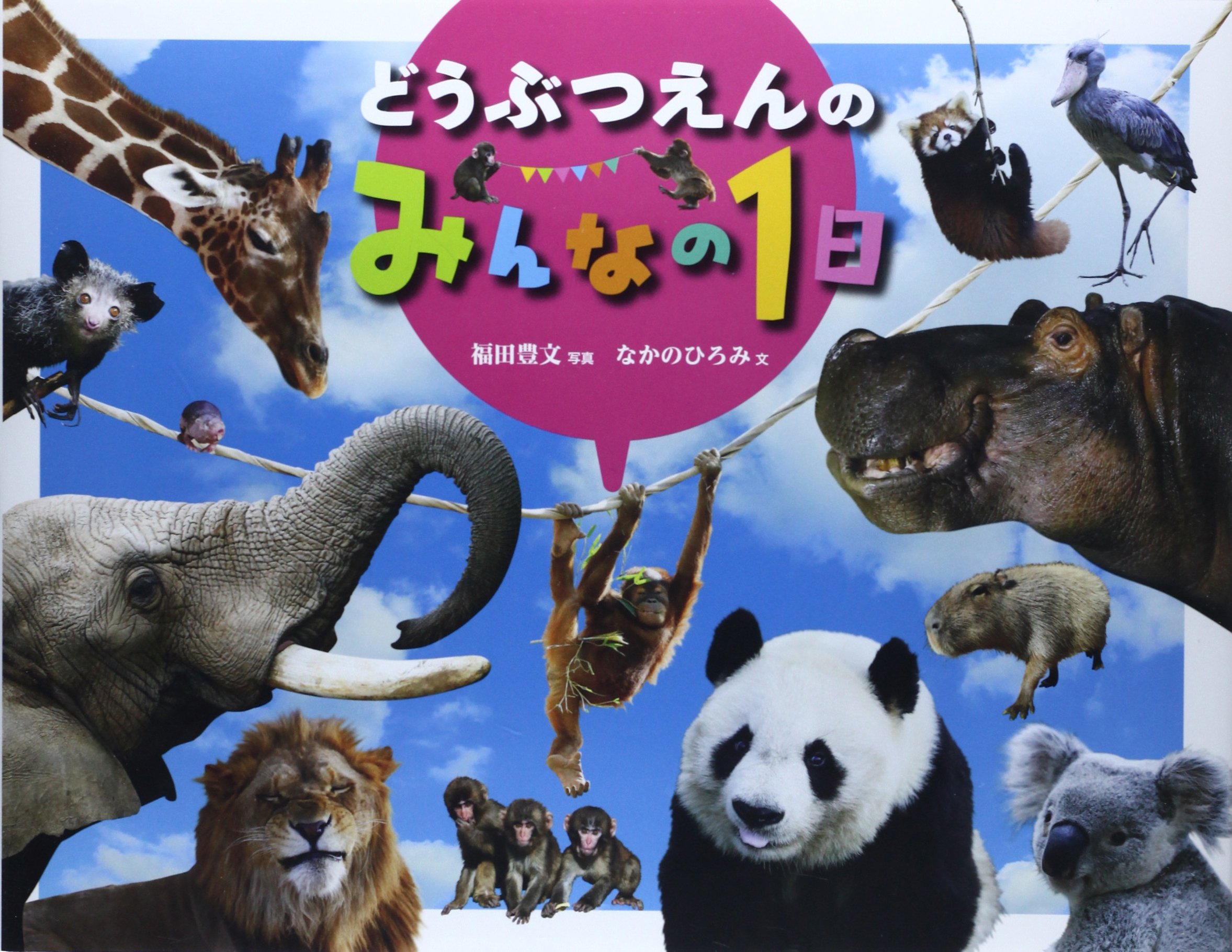 どうぶつえんのみんなの1日 | なかの ひろみ |本 | 通販 | Amazon 