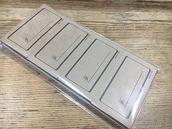 Amazon | クラフト用紙のおあいそ票・お勘定書 4冊（100枚/冊