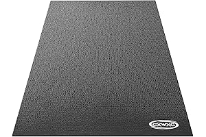 Bike Trainer Floor Mat: Ride with Efficacious Padding for Peloton, 36 x 72 Inches