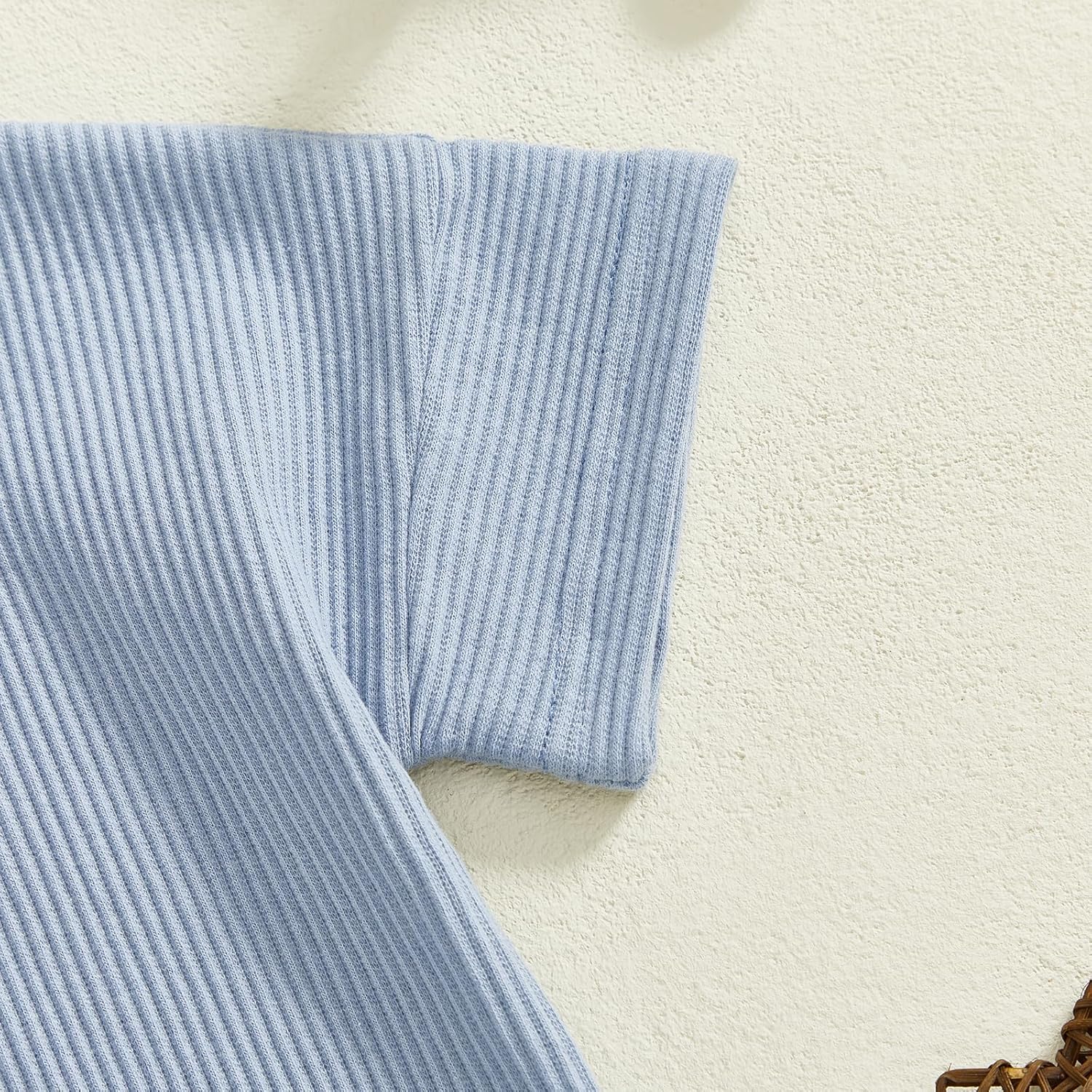 Merqwadd Baby Summer Bubble Romper Infant Boy Girl Short Sleeve Onesie Oversize Cotton T-shirt Bodysuit Top - Image 5