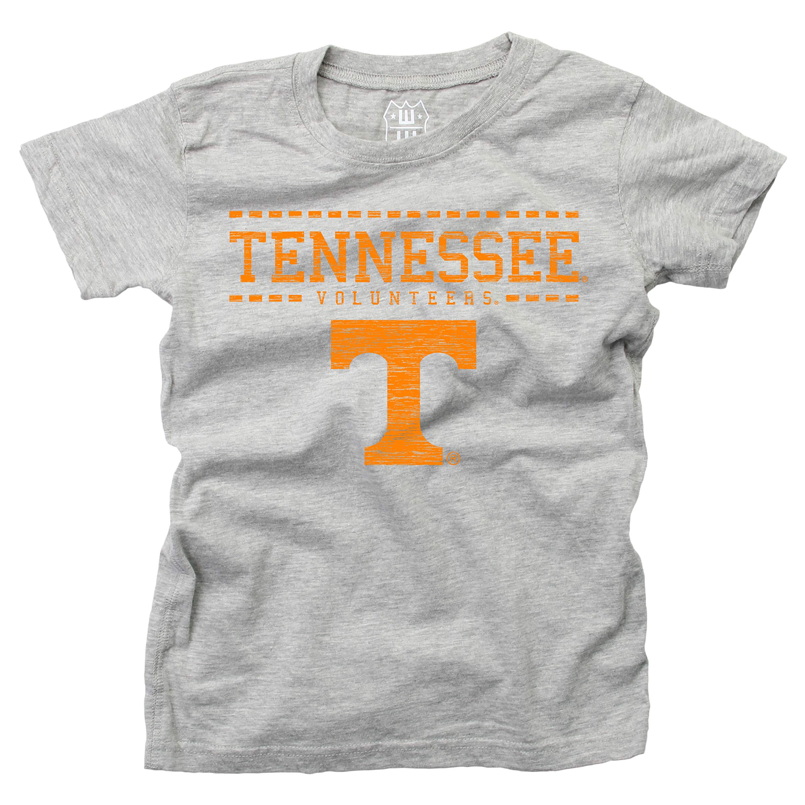 NCAA Girls S/S Blended Tee, Tennessee Volunteers, 12, Heather